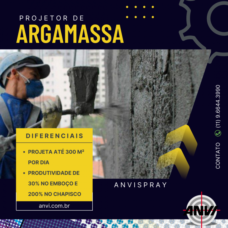 Projetor de Argamassa Anvispray Projetor de Argamassa Anvispray