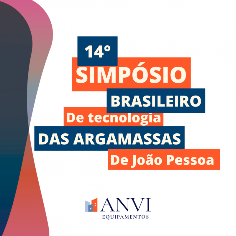 14 SBTA - Simpósio Brasileiro de Tecnologia das Argamassas em João Pessoa.