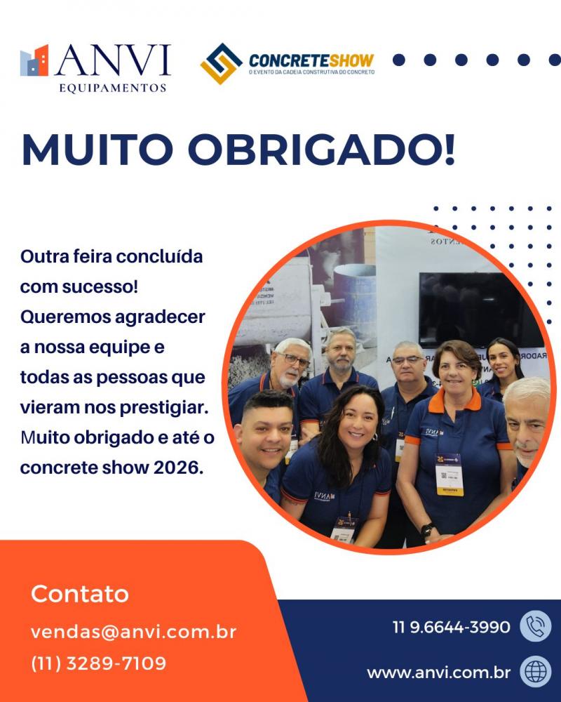 ANVI na Concrete Show 2025: uma experiência incrível!