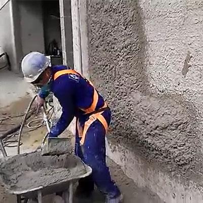 Máquina para rebocar parede