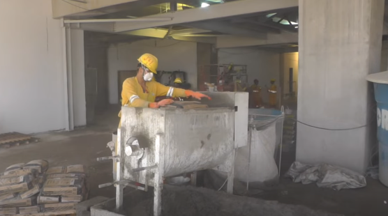 Aluguel de equipamento para misturar argamassa
